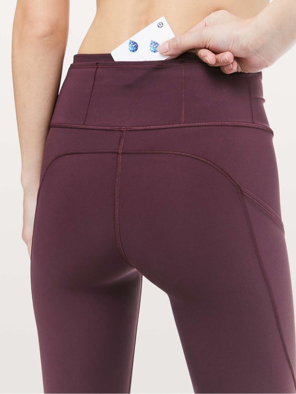 Lululemon Fast & Free Crop Size 6 - Picture 11 of 11